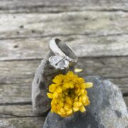 Herkimer-diamond-textured-ring-silver-sandrakernsjewellery