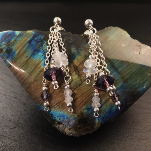 amethyst-moonstone-chain-drop-earrings-sandrakernsjewellery
