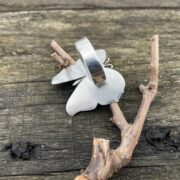 butterfly imprint-ring-patina-opal-back-sandrakernsjewellry butterfly imprint-ring-patina-opal-back-sandrakernsjewellry