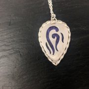 cheroite-pear-drop-plaited-sterling-silver-pendant-back-sandrakernsjewellery