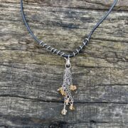 citrine-4 part-necklace-weekend-sterling silver-leather-sandrakernsjewellery citrine-4 part-necklace-weekend-sterling silver-leather-sandrakernsjewellery
