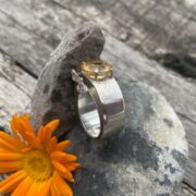 citrine-double-silver-ring-bees-engraved-quirky-sandrakernsjewellery citrine-double-silver-ring-bees-engraved-quirky-sandrakernsjewellery