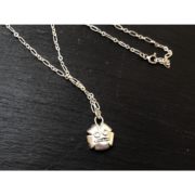 flower-pendant-figaro-silver-sandrakernsjewellery