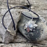 flower-silver-leather-pendant-reverse-sandrakernsjewellery