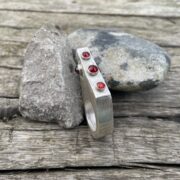 garnet-hollow-ring-silver-spikey-front-sandrakernsjewellery