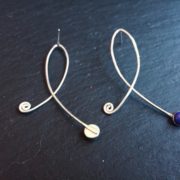 lapis-lazuli-earring-swirl-loop-back-sandrakernsjewellery