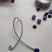 lapis-lazuli-earring-swirl-loop-draft-sandrakernsjewellery