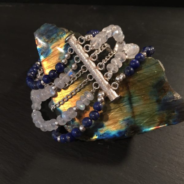 lapismoonstone6strandbraceletsandrakernsjewellery