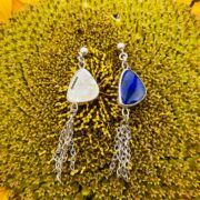 opal-doublet-earrinfgs-tassel-silver-back-blue-sandrakernsjewellery