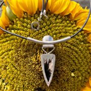 palm root-saucer-necklace-leather-front-sandrakernsjewellery