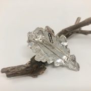 real oak leaf-silver-brooch-back-sandrakernsjewellery