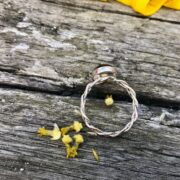 red-tigers eye-ring-plaited-silver-wood-sandrakernsjewellery
