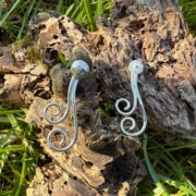 silver-earrings-curly-moissanite-stud-back-sandrakernsjewellery silver-earrings-curly-moissanite-stud-back-sandrakernsjewellery