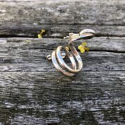 spiral-rose quartz-ring-ivy leaf-back-sandrakernsjewellery