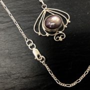 star-ruby-necklace-art-nouveau-sterling-silver-chain-sandrakernsjewellery