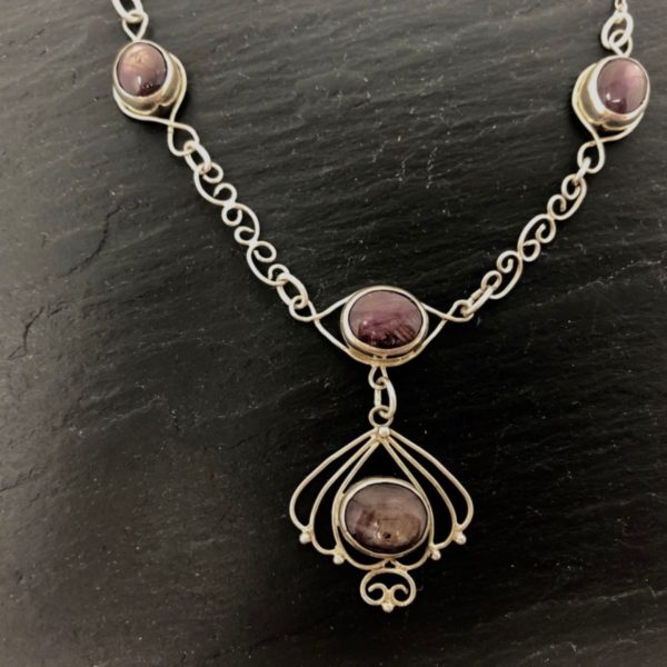 star-ruby-necklace-full-art-nouveau-sterling-silver-clasp-sandrakernsjewellery