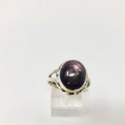 star ruby-plaited-ring-silver-sandrakernsjewellery star ruby-plaited-ring-silver-sandrakernsjewellery